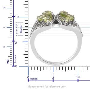 Hebei Peridot Stainless Steel Butterfly Ring